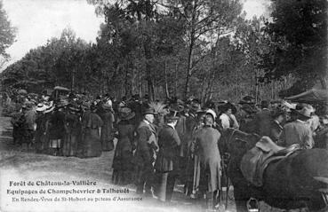 Iconographie - Equipage de Champchevrier et Tallouet - En rendez-vous de St-Hubert