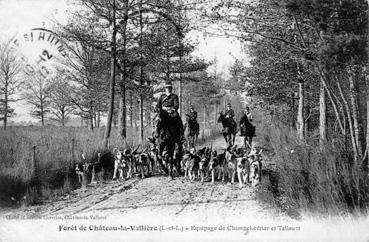 Iconographie - Forêt de Château-la-Vallière - Les équipage de Champchevrier  et Tallouet