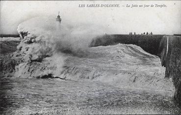 Iconographie - La jetée un jour de tempête