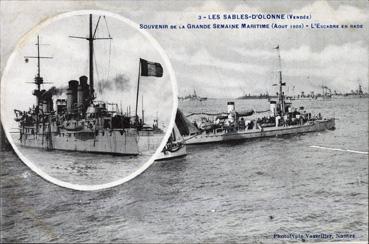 Iconographie - Souvenir de la grande semaine maritime - L'escadre en rade