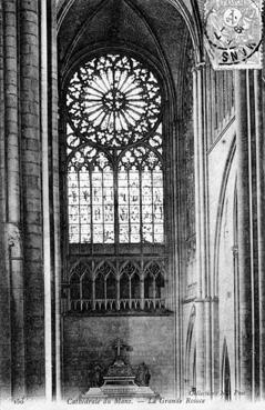 Iconographie - Cathédrale du Mans - La grande rosace