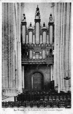 Iconographie - La cathédrale - Les grandes orgues