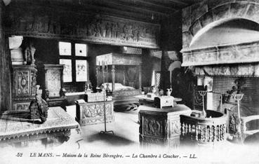 Iconographie - Maison de la reine Bérangère - La chambre à coucher