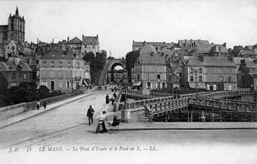 Iconographie - Le pont d'Yssoir et le pont en X