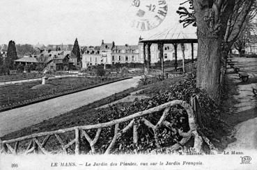 Iconographie - Le jardin des Plantes, vue sur le jardin français