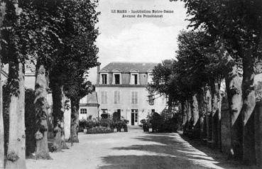 Iconographie - Institution Notre-Dame - Avenue du pensionnat