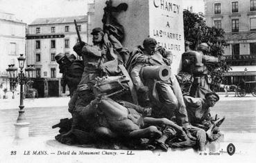 Iconographie - Détail du monument Chanzy