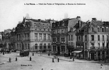 Iconographie - Hôtel des Postes et télégraphes, et bourse du commerce