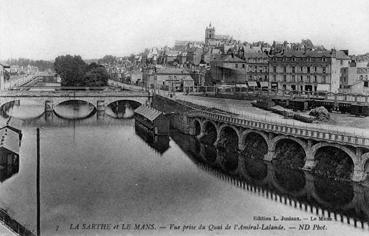 Iconographie - Vue prise du quai de l'amiral Lalande