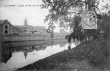 Iconographie - Eglise du Pré vue du quai