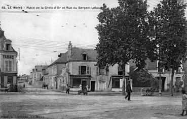 Iconographie - Place de la Croix-d'Or et rue du sergent Lebouc