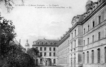 Iconographie - L'ancien séminaire - La chapelle et façade vers la rue Germain Pilon