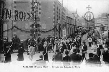 Iconographie - Mission 1929 - Arrivée des Enfants de Marie