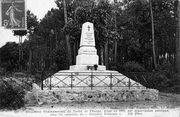 Iconographie - Monument commémoratif du Tertre de Changé