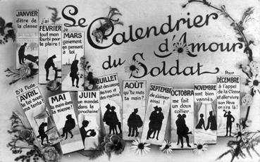 Iconographie - Le calendrier d'amour du soldat