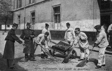 Iconographie - L'infanterie - La corvée de quartier