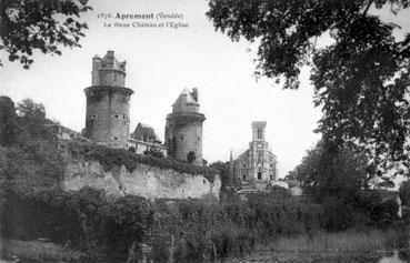 Iconographie - Le vieux château et l'église