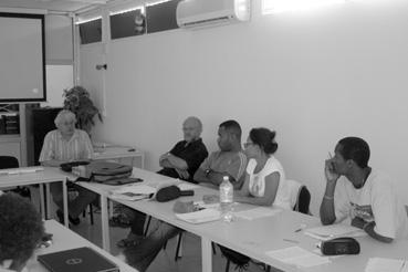 Iconographie - Cours à l'université Antilles-Gyuane, campus Saint-Denis