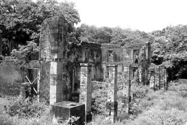 Iconographie - Iles du Salut, île Royale, ruine du bagne