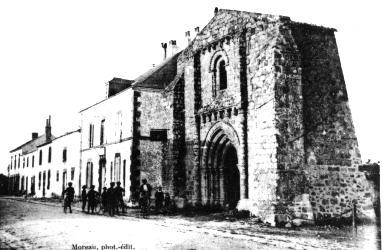 Iconographie - Ruines de l'ancienne église et gendarmerie