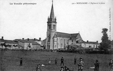 Iconographie - L'église et la place