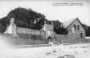 Iconographie - Plage du Vieil - Façade curieuse du chalet "Le Vieil"