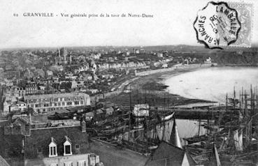 Iconographie - Vue générale prise de la tour Notre-Dame