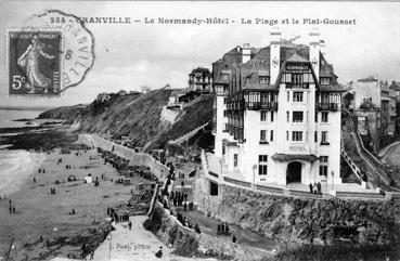 Iconographie - Le Normandy-Hôtel - La plage et le Plat-Gousset