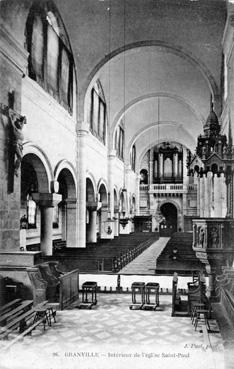 Iconographie - Intérieur de l'église Saint-Paul