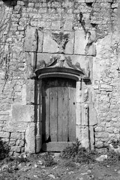 Iconographie - Détail d'une porte du logis de la Loilière