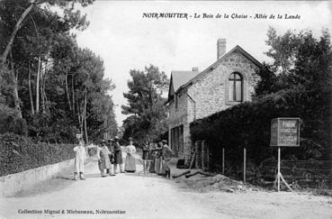 Iconographie - Le Bois de la Chaize - Allée de la Lande