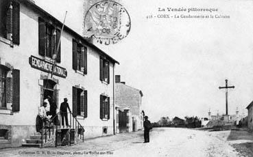 Iconographie - La gendarmerie et le calvaire