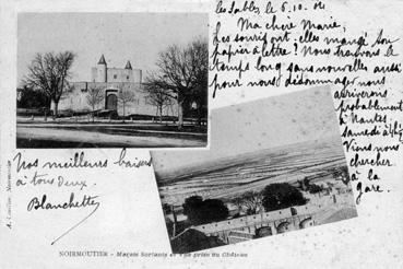 Iconographie - Marais salants et vue prise du château