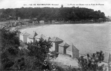 Iconographie - La plage des Dames vue du Fort-St-Pierre