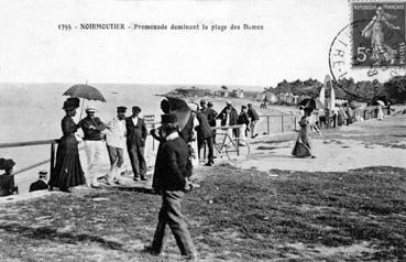 Iconographie - Promenade dominant la plage des Dames