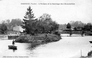 Iconographie - L'écluse et le barrage des Bourdettes