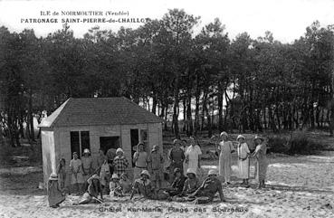 Iconographie - Patronnage de Saint-Pierre de Chaillot - Chalet Ker-Maria, plage des Souzeaux