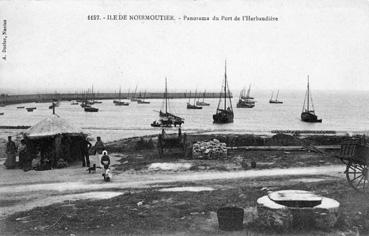Iconographie - Panorama du port de l'Herbaudière