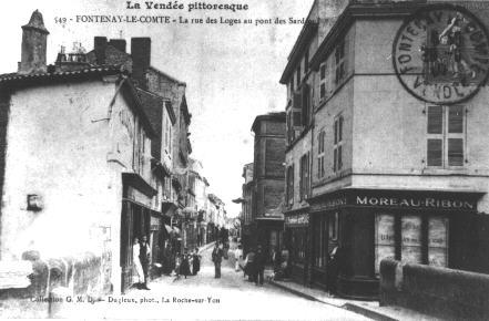 Iconographie - La rue des Loges au pont des Sardines