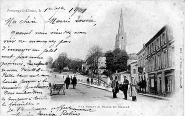 Iconographie - Rue Turgot & la Place du Marché