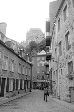 Iconographie - L'hôtel de Fontenac, vue du Vieux Québec