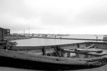 Iconographie - Un port aux Îles de la Madeleine