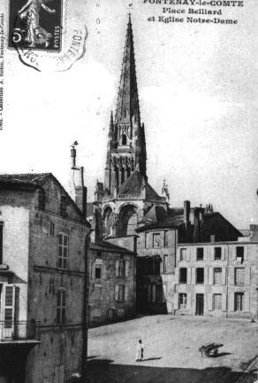 Iconographie - Place Belliard et l'église N.Dame