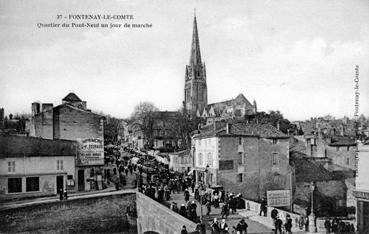 Iconographie - Quartier du Pont Neuf un jour de marché