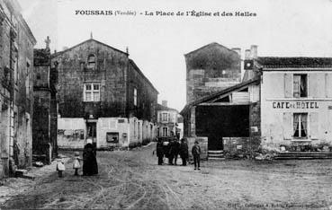 Iconographie - La place de l'Eglise et les halles