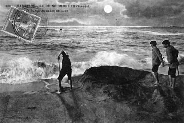 Iconographie - La plage au clair de lune