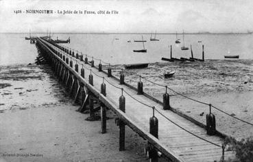 Iconographie - La jetée de La Fosse, côté de l'île