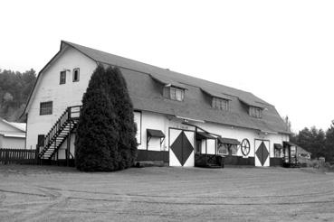 Iconographie - Grandes-Piles - Musée du bûcheron - La grange