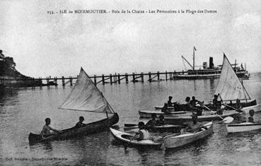 Iconographie - Bois de la Chaize - Les périssoires à la plage des Dames