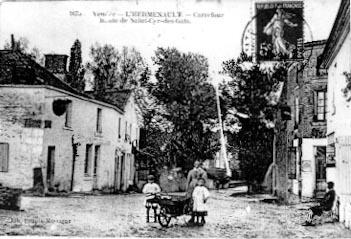 Iconographie - Carrefour, route de St Cyr des Gats